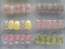 定額 ジェルネイル 春 夏 秋 冬