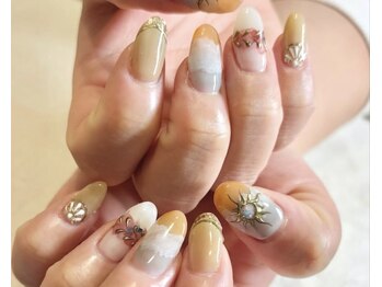 なないろ美容鍼灸整体院 アンド ネイルコア(nail Koa)の写真/トレンドを押さえたシンプル派?リゾート感溢れる手描き派?選べる2つの定額ネイルで叶える理想の指先