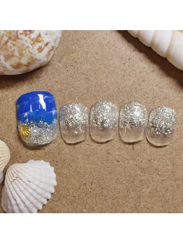 セレクトネイル ココ 秦野店(SELECT NAIL COCO)/フット 海アート
