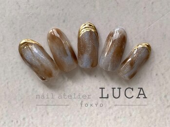 ネイルアトリエルカ(nail atelier LUCA)/L_47 大人上品ニュアンスネイル