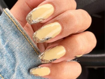 ユイネイル(結Nail)/■mirror french nail■