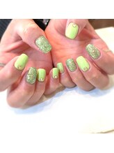ハーティーネイル hearty nail 溝の口店/爽やかネイル☆