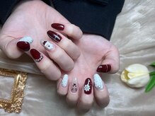 ミスユー(Miss U)/雪だるまネイル