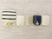 タフィーネイル 宜野湾コンベンションシティ店(TaffyNail)/フット グランドデザイン 6990円