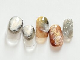 ブラックニュアンスネイル