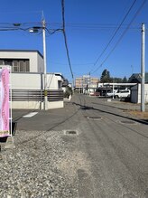 心々/店舗前の道路