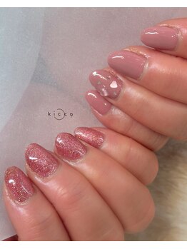 イノン ネイル(inon nail)/甘めHeart nail