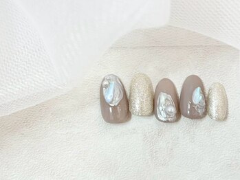 ニュアンスネイル/秋ネイル