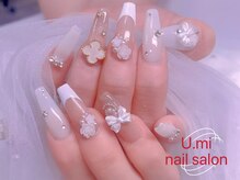 ユミ(U mi)/チップ長さ出し>アートやり放題