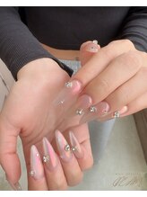 クリーム(Nail Atelier CREAM)/オーロラピンク