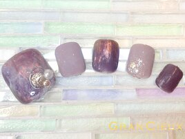 パープルニュアンスネイル★