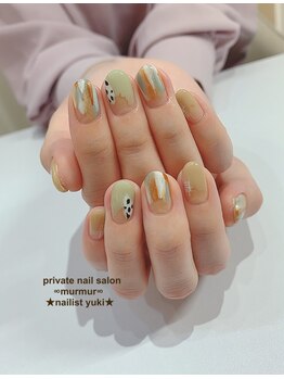 プライベート ネイルサロン マーマ(murmur)/塗りかけニュアンス
