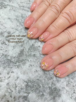 プライベート ネイルサロン マーマ(murmur)/ドライフラワーネイル