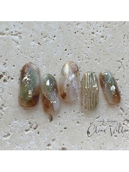 ネイルサロンクリアヴィラ(nail salon clear villa)/Design nuance¥9990