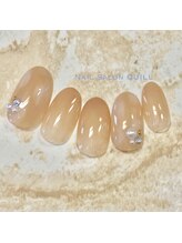 ネイルサロン クイル(QUILL)/１１月ちょこっとアート（２）