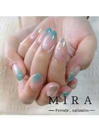 グラデーションネイル