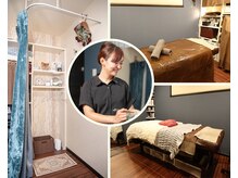 完全個室でゆったりと...お着替えのスペースもございます♪