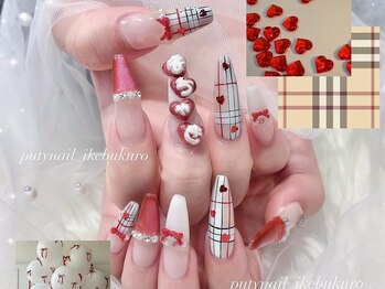 プティネイル 池袋(Puty Nail)/お名前ネイル　スカルプ