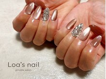 ロアズネイル(Loa's nail)/マグネットワンカラー+パーツ