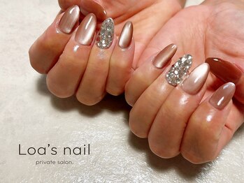 ロアズネイル(Loa's nail)/マグネットワンカラー+パーツ