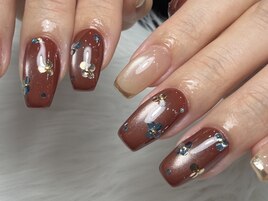 秋アートネイル