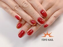 トヨネイル(TOYO NAIL)/クリアレッド☆