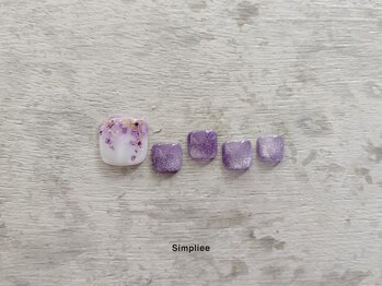 シンプリー ネイルアンドアイラッシュ 祖師谷大蔵店(Simpliee Nail&Eyelash)/【フット】フットネイル
