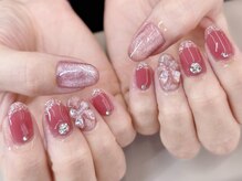 フォフォネイル 自由が丘(Fofo nail)/【キラちゅるピンクネイル)