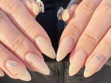 ネイルスペース ジェイズ ピンキー(NAIL SPACE J's PINKY)/シンプルベージュネイル