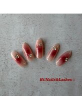 ハイネイルアンドラッシーズ(Hi! Nails&Lashes)/定額ワンホン/海外風