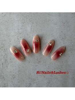ハイネイルアンドラッシーズ(Hi! Nails&Lashes)/定額ワンホン/海外風