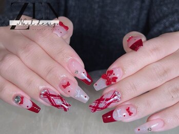 ゼン ネイル デザイン 池袋(ZEN NAIL DESIGN)/* 長 さだしやり放題×つけ放題