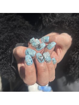 Blue nail☆