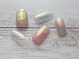 うるうるネイル　氷ネイル