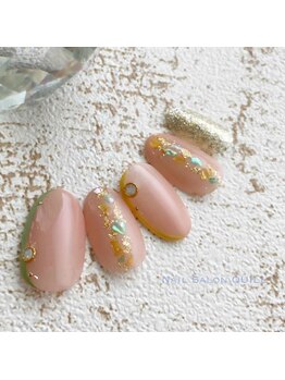 ネイルサロン クイル(QUILL)/4月シェル(3)