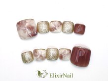 エリクサーネイル 神田(Elixir Nail)/フット やり放題 &nbsp;/クーポン使用