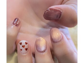 マグネット&ハートネイル