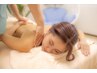 深層筋までほぐすストレッチ×波のリズムのアロマリンパマッサージ90分
