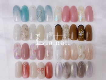 リアネイル(Lia.nail)/2月/月替り/季節の定額デザイン