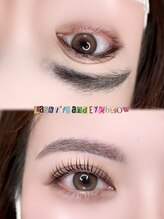 メル(meru)/eyebrow × lash lift