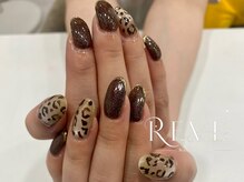 レーヴ(REVE)/レオパード秋ネイル
