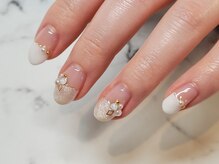 ネイルサロンブラン(nail salon BLANC)/ハーフフレンチネイル