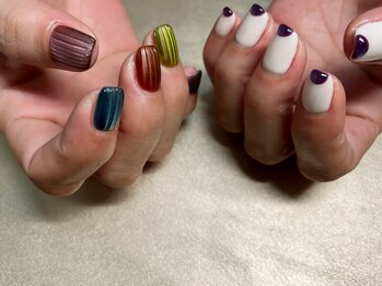 アムネイル(am.nail)/カラフルバカラネイル