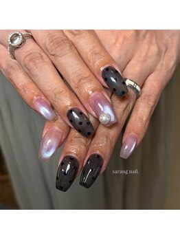 サランネイル(sarang nail.)の写真/長さを出したいけど、ダメージが気になるという人におすすめ◎sarang nail.で爪を美しく見せる長さ出しを♪