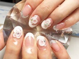 フレンチ☆フラワーネイル