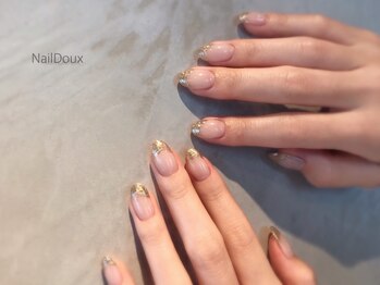 ネイル ドゥ 岡山駅前店(Nail Doux)/☆ミラーフレンチ☆