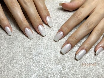 エレガネイル(elega nail)/シンプルワンカラーネイル