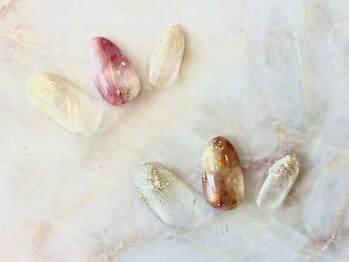 シアーべっこうネイル