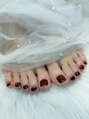 トゥルー ネイル アンド アイ 稲毛店(TRU NAIL & EYE)&nbsp;フットネイル☆ワンカラー/ご新規様6500円