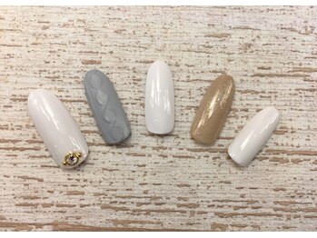 ミーナ バイ エム ウィッシュ(Mina by M.wish)/秋冬ニットネイル☆